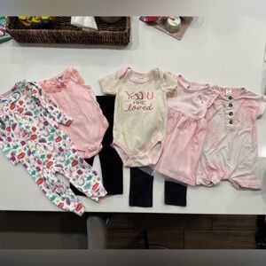 Bundle of 6-9 month girl clothes